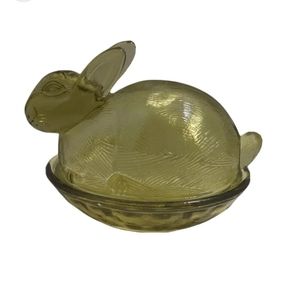 GLASS BUNNY, LE SMITH GREEN GLASS